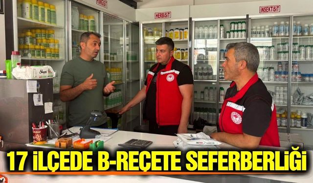 Manisa’da 17 ilçede B-Reçete mesaisi