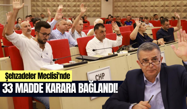Şehzadeler Belediyesi Temmuz Ayı Meclis Toplantısı Gerçekleştirildi