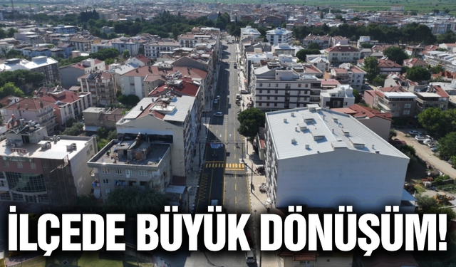 7 Eylül Caddesi ilçenin çehresini değiştirdi!
