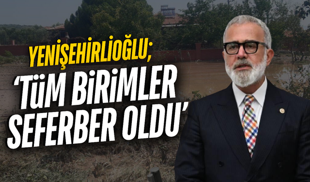 AK Partili Yenişehirlioğlu: "Devletin tüm ilgili kurumları sahada"