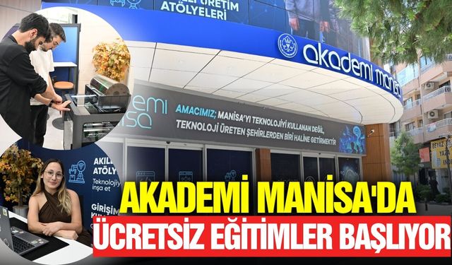 Akademi Manisa, teknoloji eğitimleriyle kapılarını açıyor