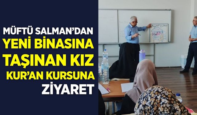 Akhisar Müftüsü Salman, Hafızlık öğrencileriyle buluştu