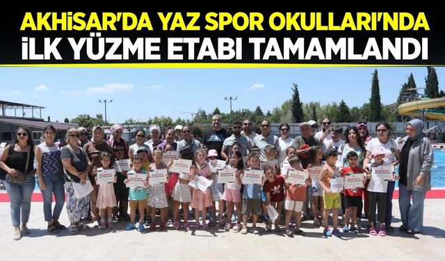 Akhisar'da yaz spor okulları coşkusu: İlk etap tamamlandı