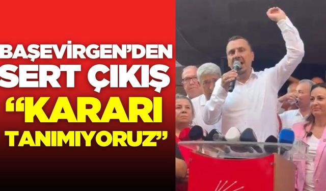 Bekir Başevirgen'den net mesaj: "Kabul etmiyorum"