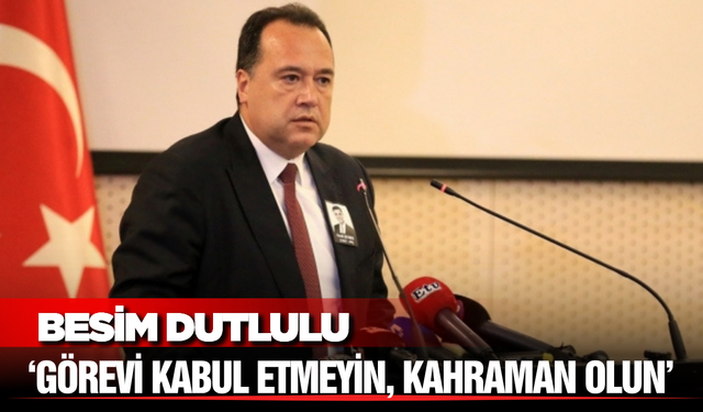 Besim Dutlulu'dan Manisa İl Başkanlığı Atamasına "Dik Duruş" Çağrısı