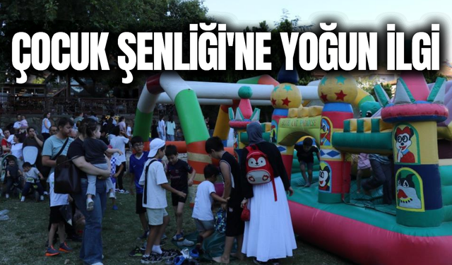 Gördesli çocuklar "Büyükşehir Çocuk Şenliği" ile eğlendi