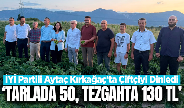 İYİ Partili Gözde Aytaç; "Tarım Borcu 1,5 Trilyon Liraya Dayandı"