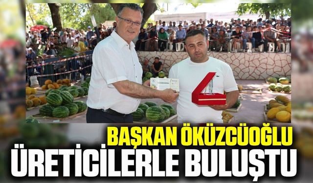 Başkan Öküzcüoğlu, "Üreticilerimizin coşkusuna ortak olduk"