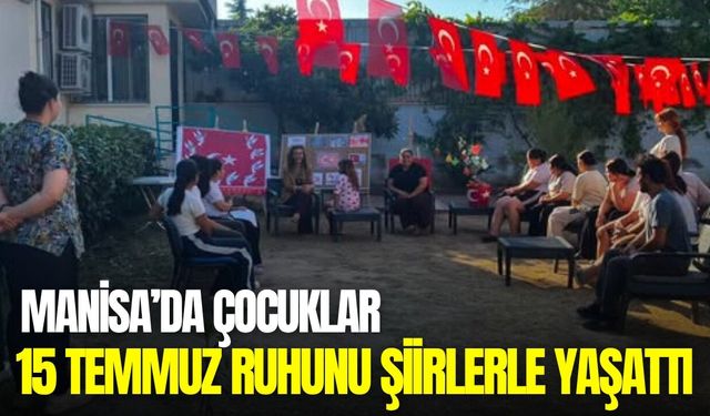 Manisa'da İhtisaslaştırılmış Çocuk Evleri Sitesi'nde 15 Temmuz anması
