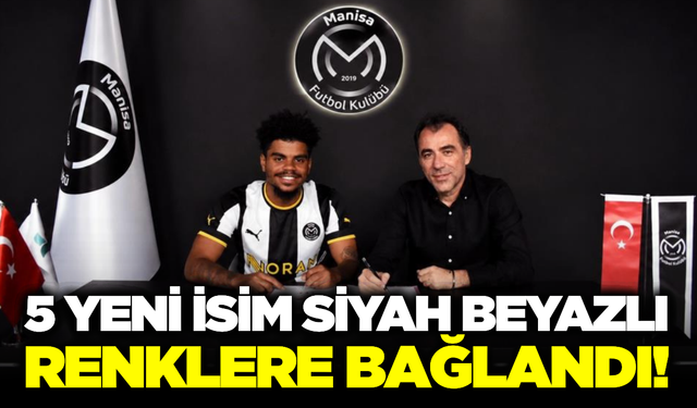 Manisa FK’dan Gövde Gösterisi: Yeni Sezon Öncesi 5 İmza Birden!