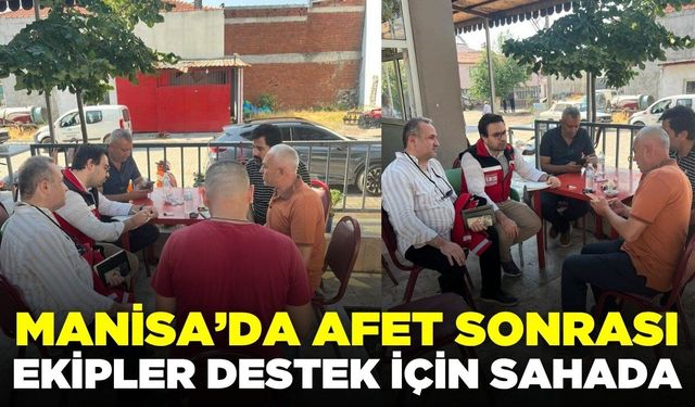 Akhisar'da dolu ve su baskını