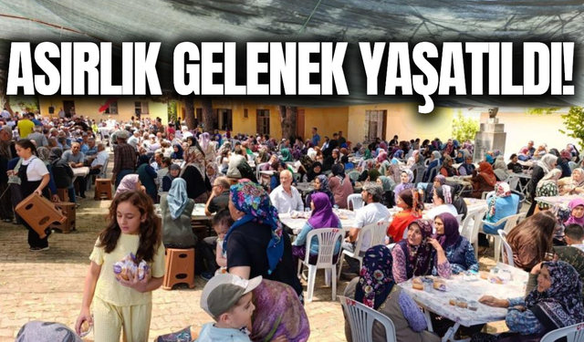 Manisa'da asırlık gelenek: Binlerce kişi bir araya geldi!
