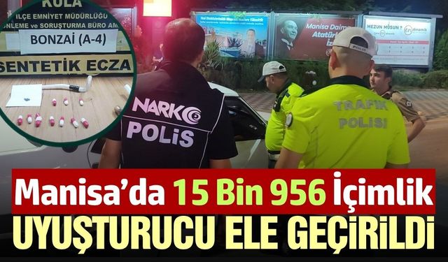 Manisa'da dev 'Narko Alan Uygulaması'