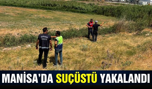 Manisa'da kaçak foseptik deşarjı suçüstü yakalandı