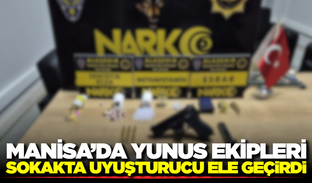 Manisa'da şüpheli şahsın üzerinden uyuşturucu çıktı