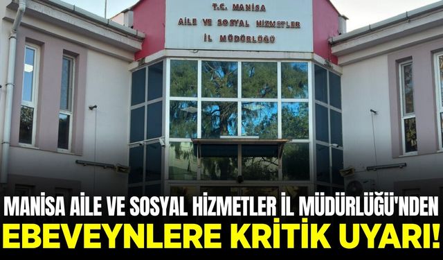 İl Müdürlüğü'nden ailelere uyarı!