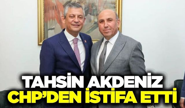 Sarıgöl Belediye Başkanı Tahsin Akdeniz CHP'den İstifa Etti