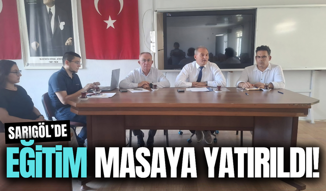 Sarıgöl İlçe Millî Eğitim Müdürlüğü’nden yıl sonu istişare toplantısı