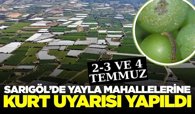 Sarıgöl Yayla Mahalleleri Dikkat! Kurt Geliyor
