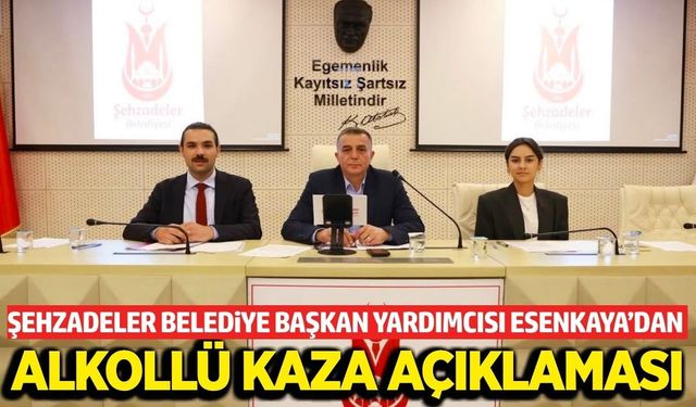 Başkan Yardımcısı Esenkaya alkollü kaza sonrası sessizliğini bozdu!