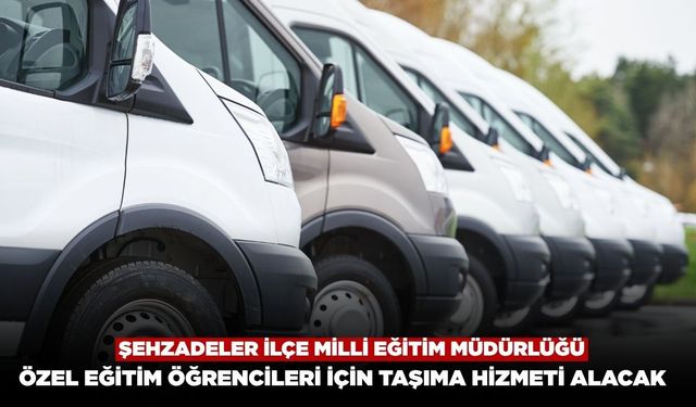 Şehzadeler İlçe Milli Eğitim Müdürlüğü Öğrenci Taşıma Hizmeti Alacak