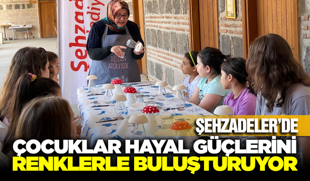 Şehzadeler’de Mantar Obje Tasarım Atölyesi Yoğun İlgi Gördü