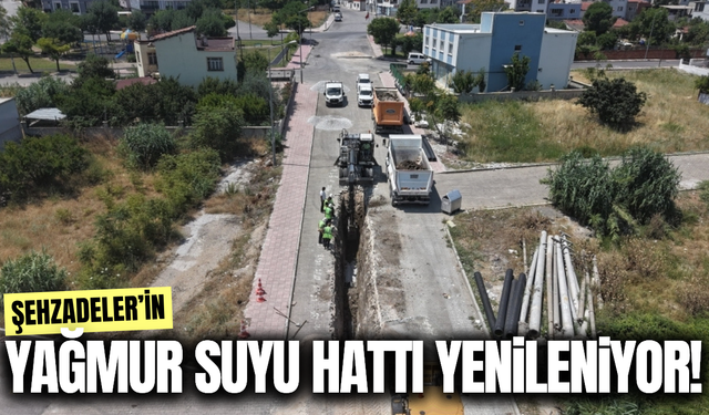 Şehzadeler'de su taşkınlarına kalıcı çözüm!