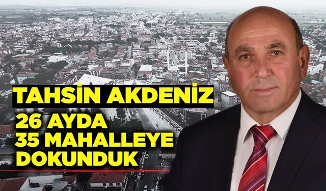 Başkan Akdeniz yerinde konuştu: "Makas yolumuz hayırlı olsun"