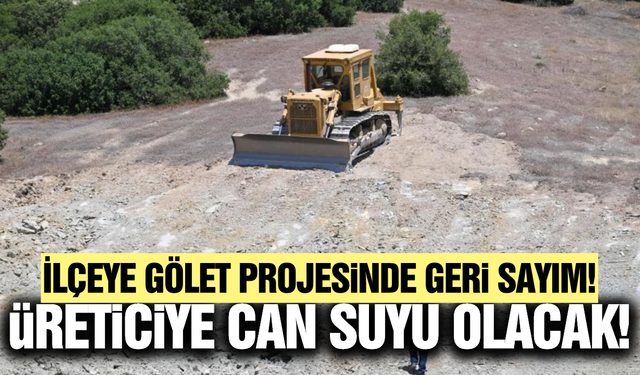Tek damla boşa gitmeyecek: İlçeye çok amaçlı gölet geliyor