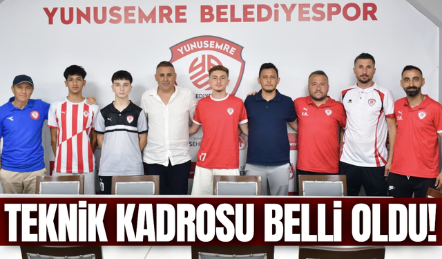 Yunusemre Belediyespor'da teknik kadro belirlendi!