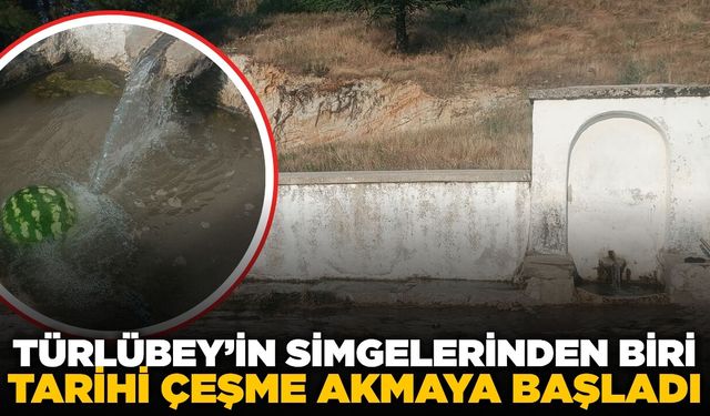 Buldan'da tarihi çeşme yeniden akmaya başladı!