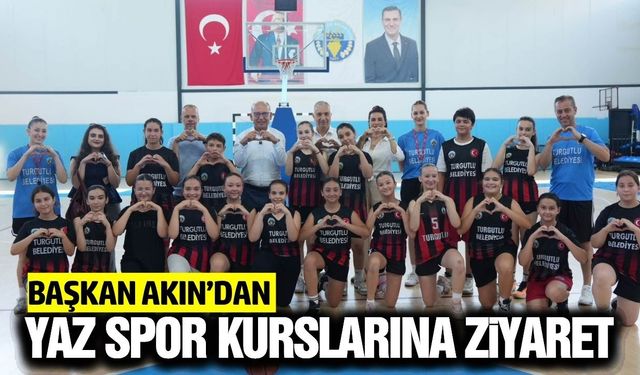 Turgutlu’da çocuklar yazı sporla karşılıyor!