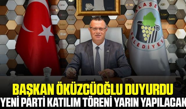Başkan Öküzcüoğlu duyurdu: "Tüm halkımız davetlidir"