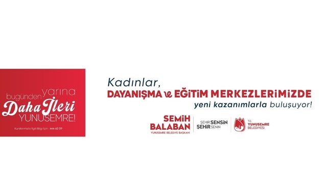 Yunusemre Belediyesi Dayanışma Eğitim Merkezi Duyurusu