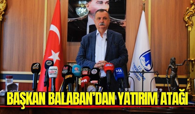 Başkan Balaban yeni projeleri tek tek sıraladı!