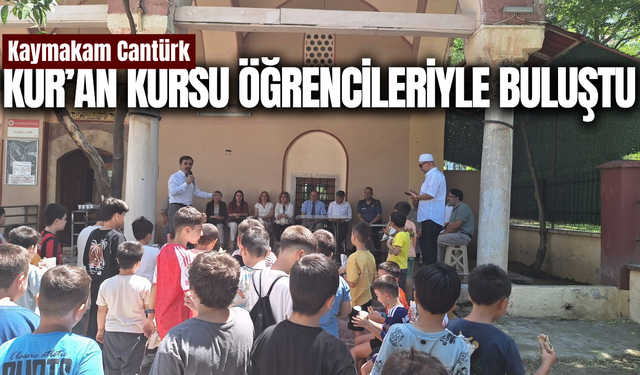 Yunusemre’de yaz Kur’an Kurslarına anlamlı ziyaret!