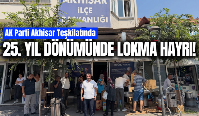 AK Parti Akhisar'dan 25. yıla özel anlamlı program