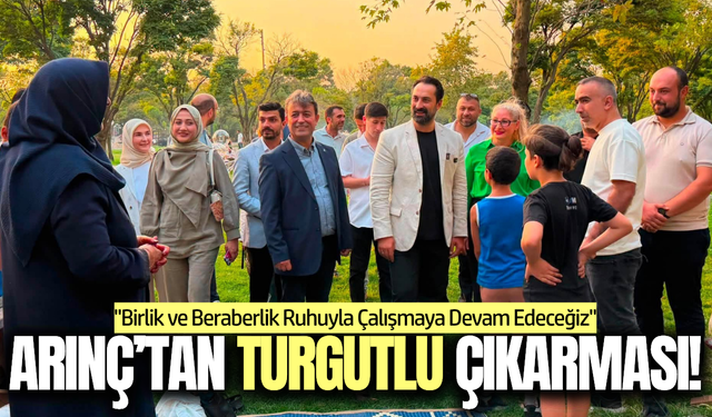 AK Parti Manisa Milletvekili Arınç’tan Turgutlu’da yoğun temas