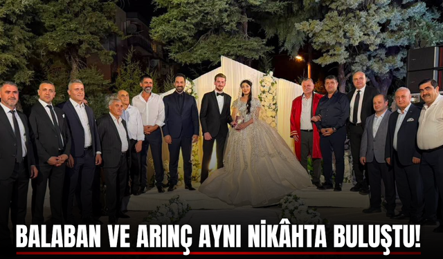 Yunusemre’de siyaset ve mutluluk bir arada! Balaban ve Arınç nikâh masasında