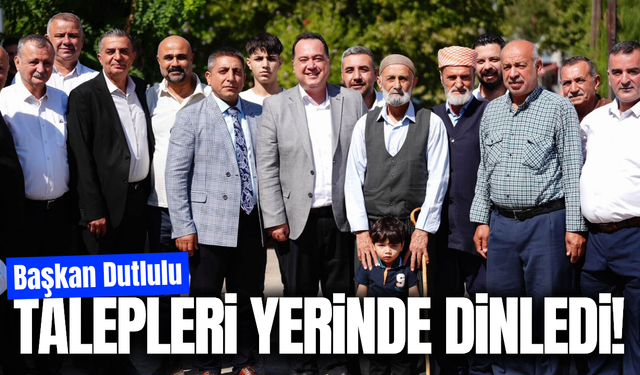 Başkan Dutlulu, Şehzadeler’de mahallelerin taleplerini dinledi