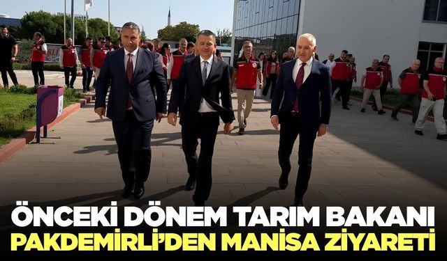 Bekir Pakdemirli’den Manisa İl Tarım ve Orman Müdürlüğü’ne ziyaret