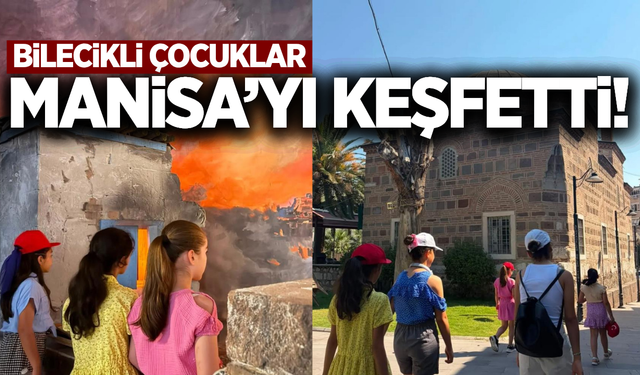 Bilecikli çocuklar, Manisa'yı gezdi!