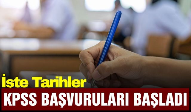 Binlerce adayı ilgilendiriyor: KPSS başvuruları başladı