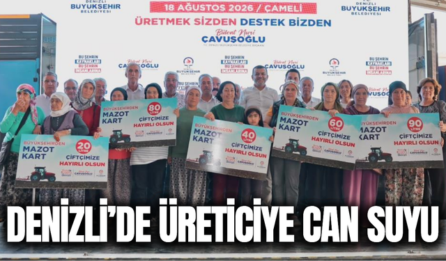 Denizli'de çiftçinin mazot yükü hafifliyor!