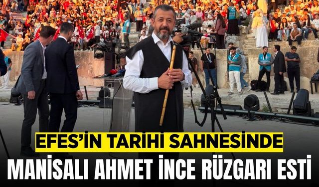 Efes’in tarihi sahnesinde Manisalı Ahmet İnce ve Maher Zain buluştu
