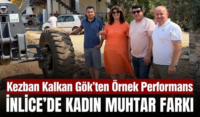 Egeli kadın muhtarın sahadaki performansı dikkat çekiyor