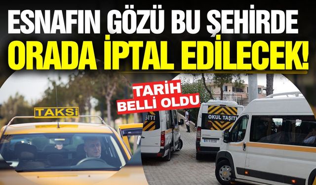 Taksi ve servis plakası için yolun sonu: İptal edilecek!