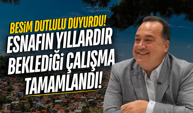 Manisa'da esnaf ve vatandaşın toz ve çamur çilesi sona erdi!
