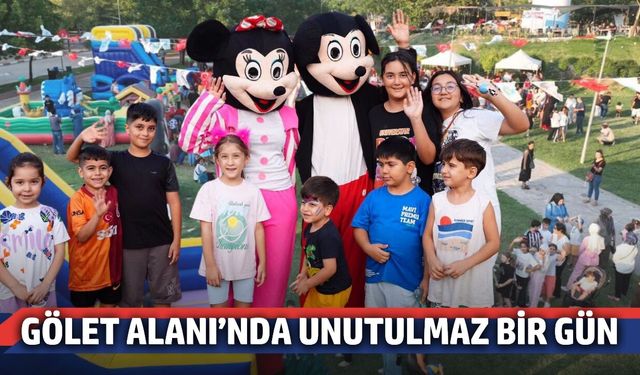 Gölet Alanı’nda renkli görüntüler!