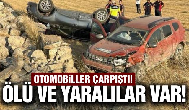 İki otomobil çarpıştı: Ölü ve yaralılar var!
